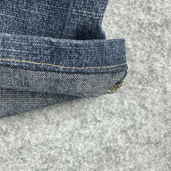 Levis Low Rise Bootcut Jeans Juniors 11 Stretch Classic Western (Meas 33x30)* - Picture 15 of 16